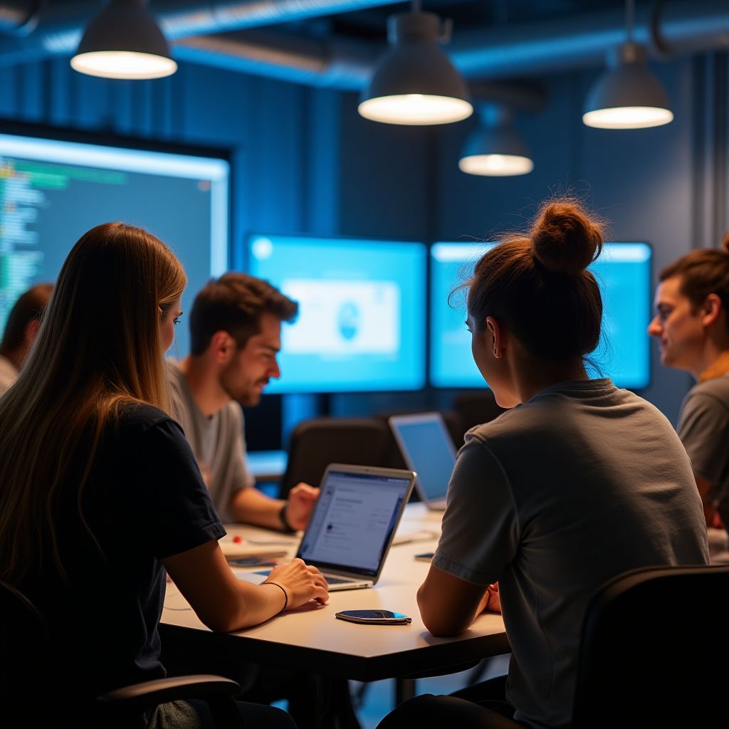 A workshop in progress