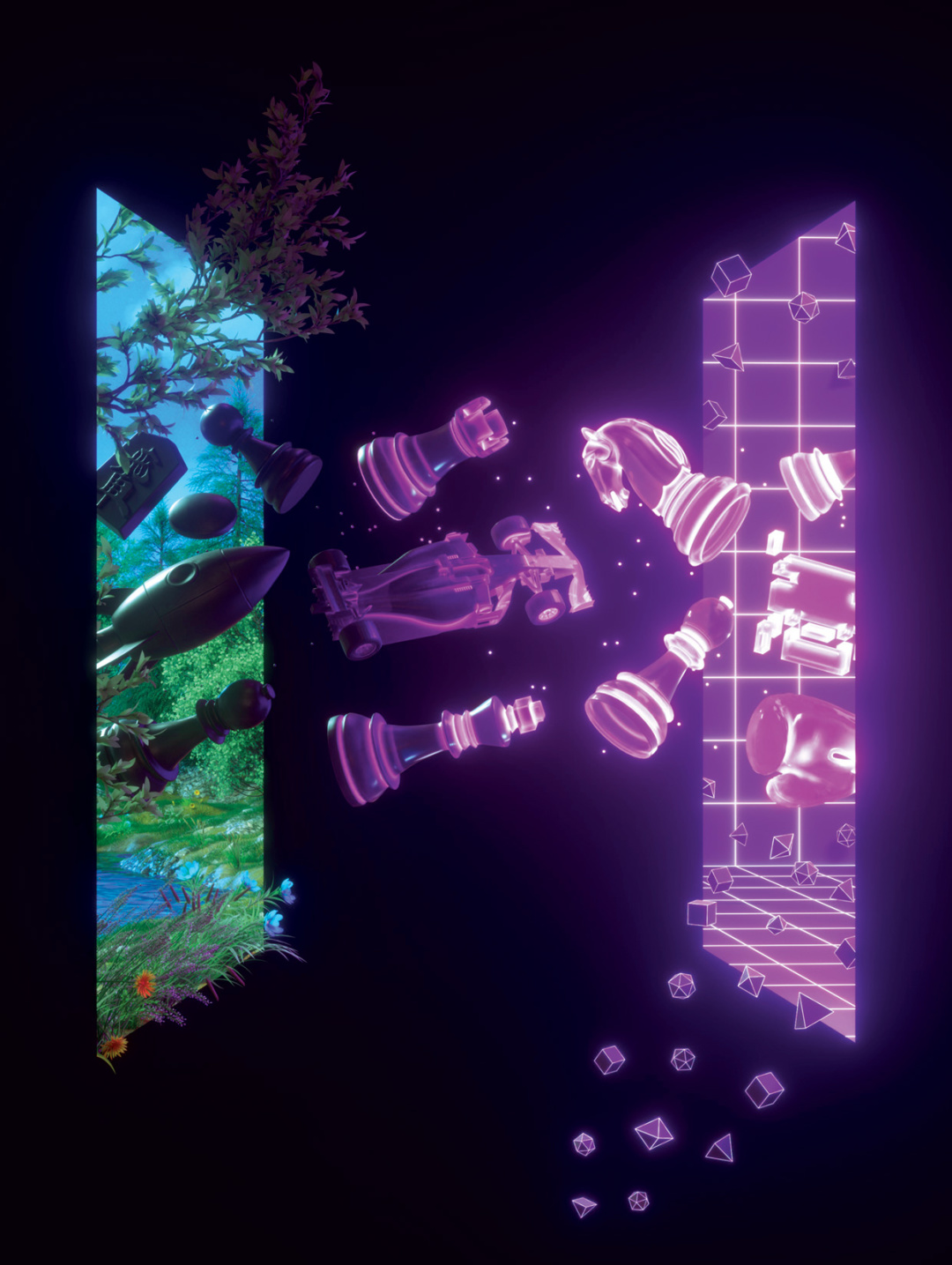 A timeline showing the evolution of AI in gaming